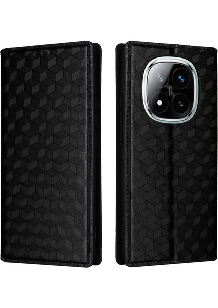 Xiaomi Redmi Note 14 Pro 4g Cüzdan Kılıf Deri Telefon Kapağı (Yurt Dışından)