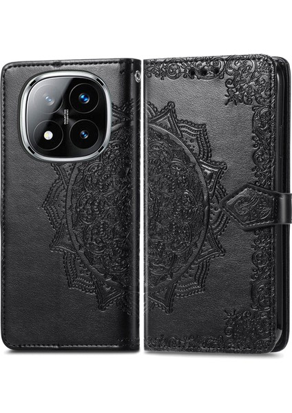 Xiaomi Redmi Note 14 Pro Plus 5g Cüzdan Kılıf Deri Telefon Kapağı Standı Görünümü (Yurt Dışından)