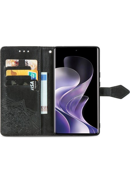 Xiaomi Redmi Note 14 Pro Plus 5g Cüzdan Kılıf Deri Telefon Kapağı Standı Görünümü (Yurt Dışından)