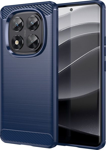 Xiaomi Redmi Note 14 Pro 5g Karbon Fiber Doku Tpu Fırçalanmış Telefon Kapağı (Yurt Dışından)