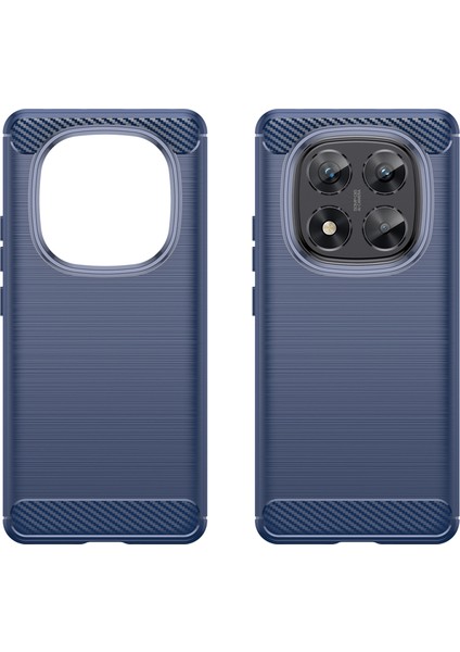 Xiaomi Redmi Note 14 Pro 5g Karbon Fiber Doku Tpu Fırçalanmış Telefon Kapağı (Yurt Dışından)
