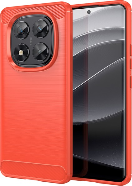 Xiaomi Redmi Note 14 Pro 5g Karbon Fiber Doku Tpu Fırçalanmış Telefon Kapağı (Yurt Dışından)