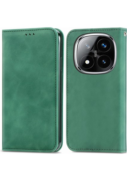 Xiaomi Redmi Note 14 Pro 5g Cilt Dokunmatik Duygu Deri Kart Tutucu Telefon Kapağı (Yurt Dışından)