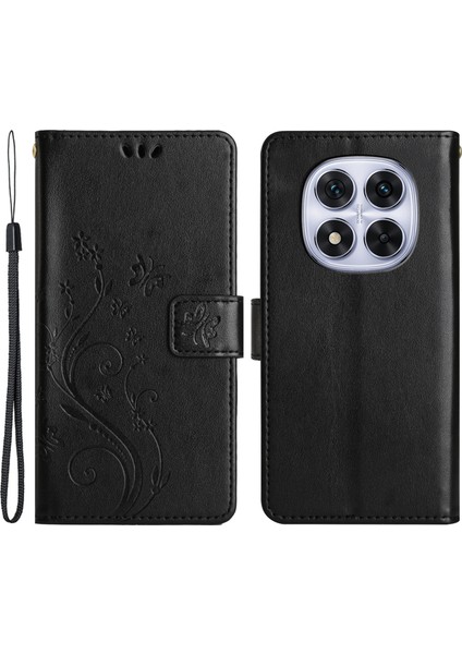 Xiaomi Redmi Note 14 Pro Plus 5g Pu Deri Telefon Cüzdan Kılıfı Kayışlı (Yurt Dışından)