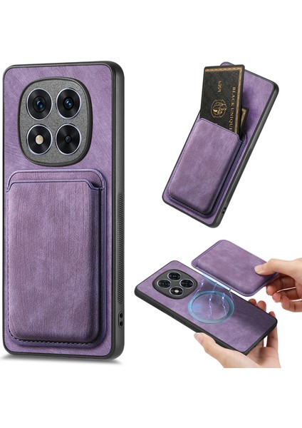 Xiaomi Redmi Note 14 Pro 5g Retro Deri+Tpu Telefon Kılıfı, Çıkarılabilir Kart Yuvası (Yurt Dışından)