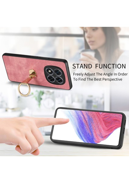 Xiaomi Redmi Note 14 Pro Plus 5g Katlanır Kickstand Retro Deri Arka Kapak (Yurt Dışından)