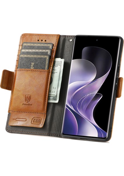 Xiaomi Redmi Note 14 Pro Plus 5g Standı Cüzdan Ekleme Pu Deri Kapak (Yurt Dışından)