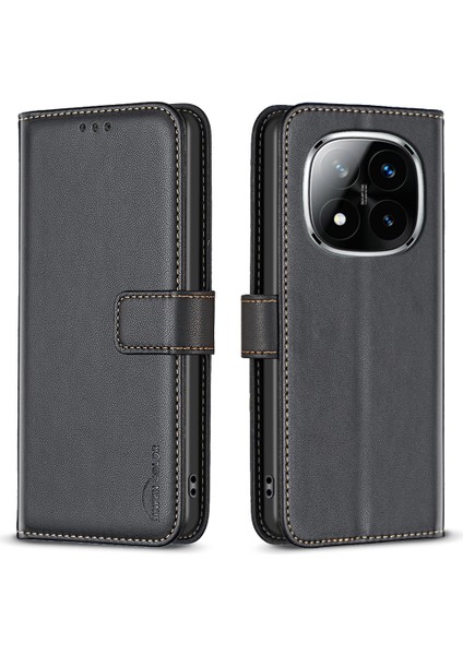 Xiaomi Redmi Note 14 Pro Plus 5g / Note 14 Pro 5g Cüzdan Folyosu Flip Deri Kapak (Yurt Dışından)
