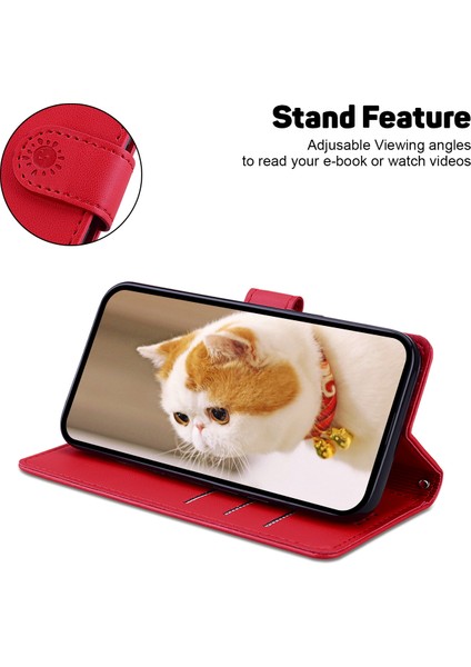 Xiaomi Redmi Note 14 Pro 5g Rfıd Engelleme Yavru Kedi Desen Tpu+Pu Deri Telefon Kapağı (Yurt Dışından)