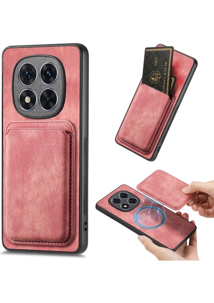 Xiaomi Redmi Note 14 Pro 5g Retro Deri+Tpu Telefon Kılıfı, Çıkarılabilir Kart Yuvası (Yurt Dışından)