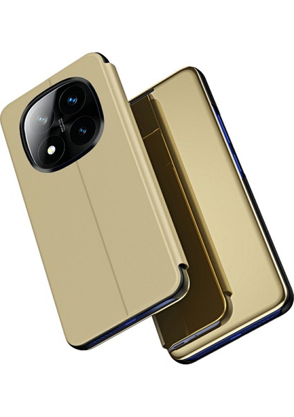 Xiaomi Redmi Note 14 Pro Plus 5g Görünüm Penceresi Standı Deri Flip Telefon Kapağı (Yurt Dışından)