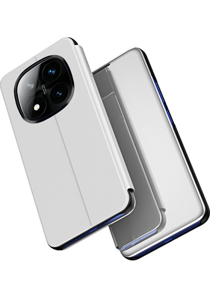 Xiaomi Redmi Note 14 Pro Plus 5g Görünüm Penceresi Standı Deri Flip Telefon Kapağı (Yurt Dışından)