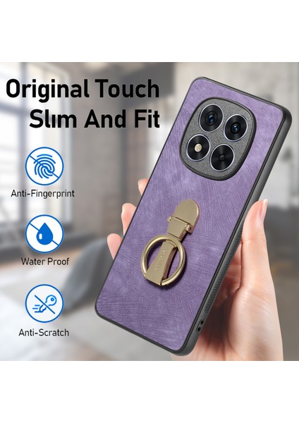 Xiaomi Redmi Note 14 Pro Plus 5g Katlanır Kickstand Retro Deri Arka Kapak (Yurt Dışından)