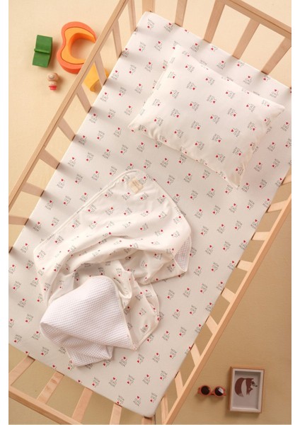 Bebek ve Çocuk Uyku Seti ( Battaniye Çarşaf Yastık Kılıfı ) %100 Pamuk