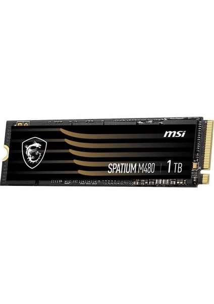 Msı 1tb Spatıum M480 Pro 7400-6000MB/S M2 Nvme Gen4 Disk