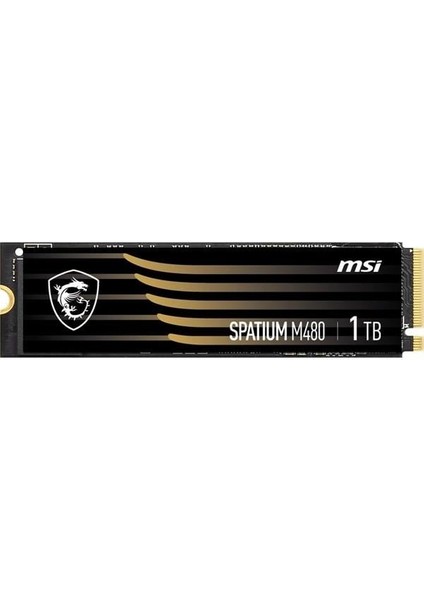 Msı 1tb Spatıum M480 Pro 7400-6000MB/S M2 Nvme Gen4 Disk