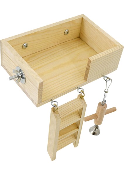 Ahşap Kuş Papağan Papağan Pistosu Kuşu Hamster Kobay Için (Yurt Dışından) modelleri