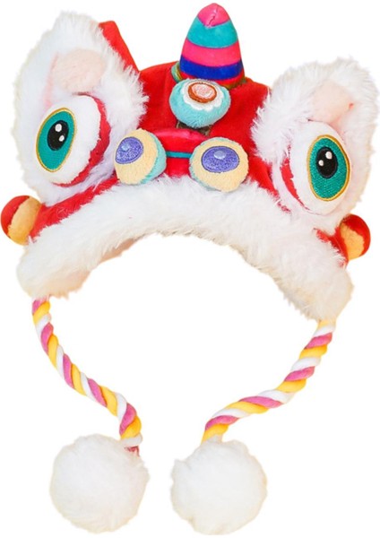 2025 Yıl Pet Ş Kutlama Sı Fotoğraf Prop Pet Tiger Head Head Hat Için Sı Ş (Yurt Dışından)