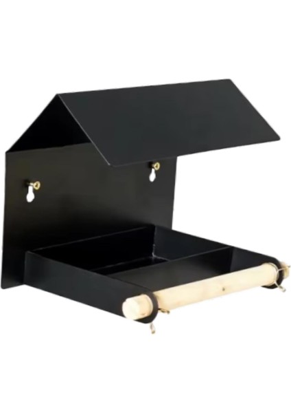 Asılı Kuş Besleyici Hava Durumu Kuş Besleme Açık Sundurma Arka Bahçesi Siyah (Yurt Dışından) fiyatları