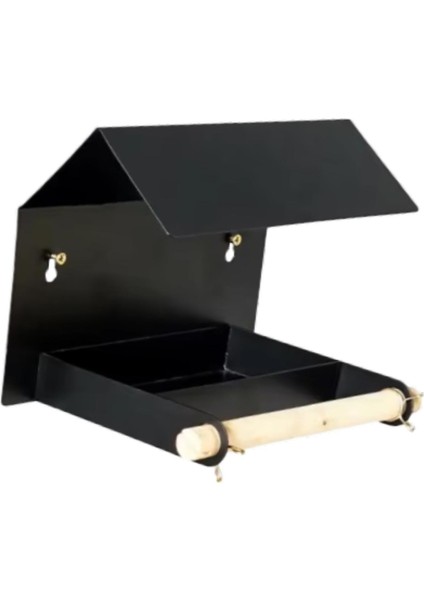 Asılı Kuş Besleyici Hava Durumu Kuş Besleme Açık Sundurma Arka Bahçesi Siyah (Yurt Dışından) fırsatları