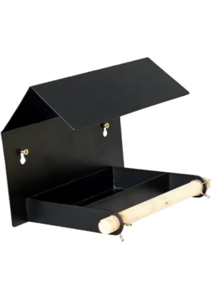 Asılı Kuş Besleyici Hava Durumu Kuş Besleme Açık Sundurma Arka Bahçesi Siyah (Yurt Dışından) indirimleri