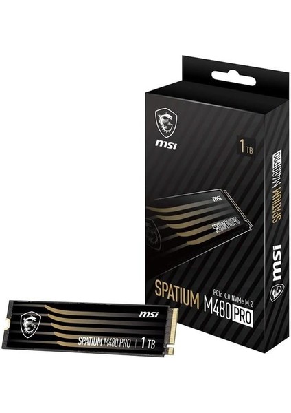 Msı 4tb Spatıum M480 Pro 7400-7000MB/S M2 Nvme Gen4 Disk