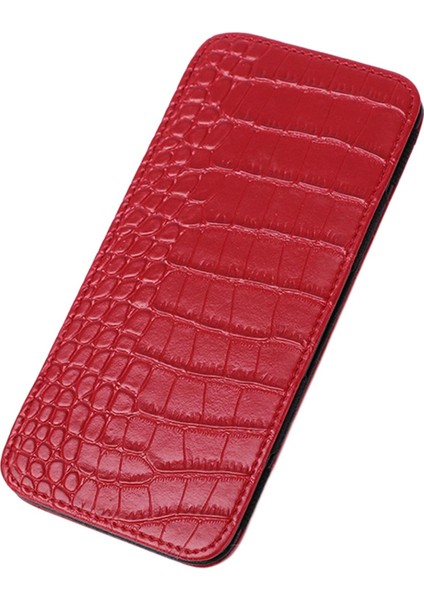 Pu Cep Kartı Şok Geçirmez Minimalist Su Geçirmez Taşınabilir Cüzdan Kılıfı Kırmızı (Yurt Dışından) fırsatları