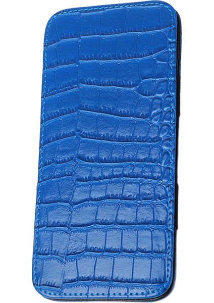 Pu Cep Kartı Şok Geçirmez Minimalist Su Geçirmez Taşınabilir Cüzdan Kılıfı Mavi (Yurt Dışından)