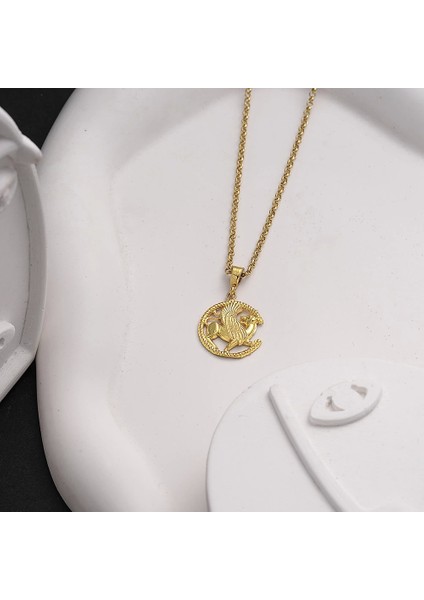 925 Ayar Gümüş Griffone Mitolojik Unısex Kolye fırsatları