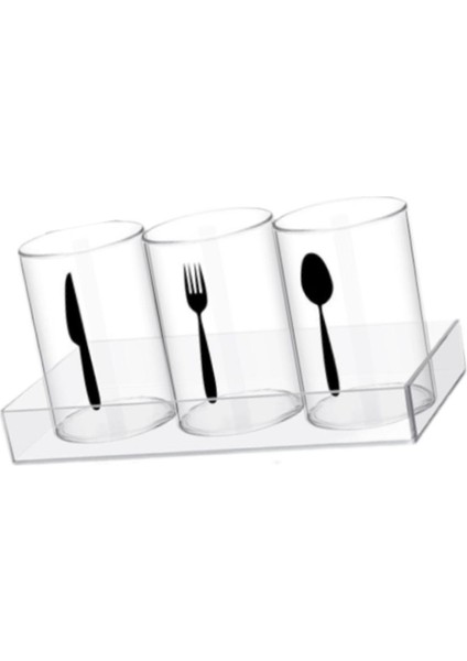 Masaüstü Piknik Dolabı Için Akrilik Çatal Depolama Organizer Eden Tutucu (Yurt Dışından) indirimleri