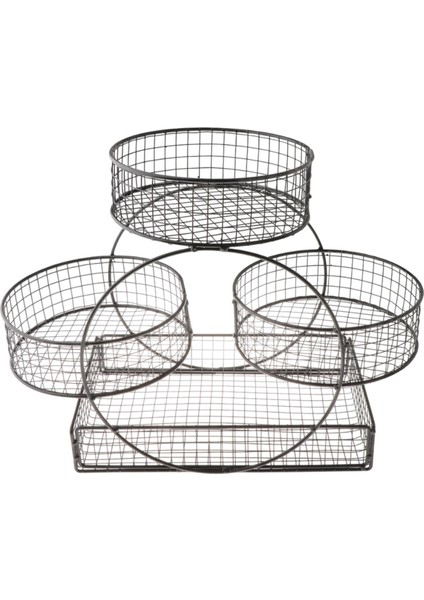 Katmanlı Tel Sepet Standı Örgü Meyve Kasesi Soğan Sebzesi (Yurt Dışından) fırsatları