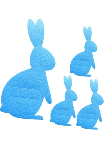 4pcs Paskalya Tavşanı Çatal Torbalar Streware Örleri Mavi (Yurt Dışından) fırsatları
