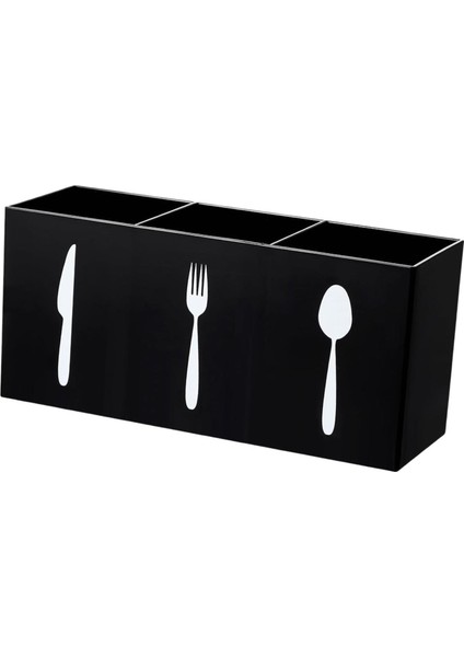 Akrilik Silverware Organizer 3 Mutfak ve Yemek Örü (Yurt Dışından)