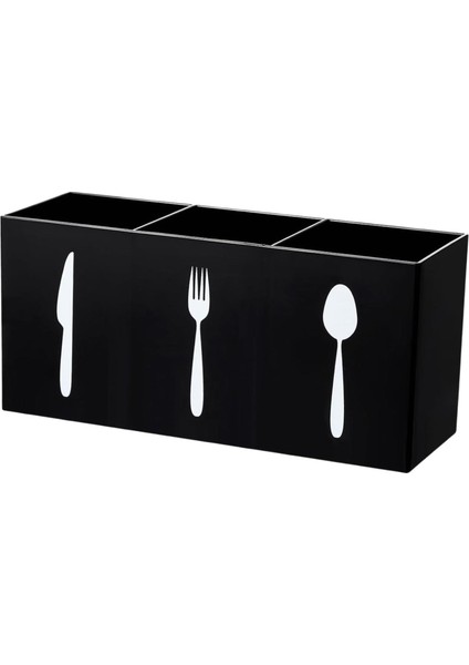 Akrilik Silverware Organizer 3 Mutfak ve Yemek Örü (Yurt Dışından)
