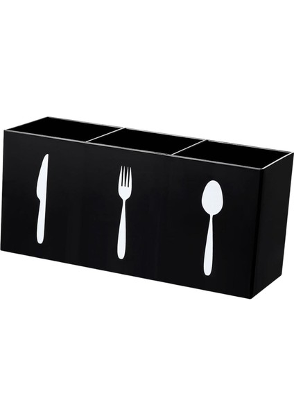 Akrilik Silverware Organizer 3 Mutfak ve Yemek Örü (Yurt Dışından)