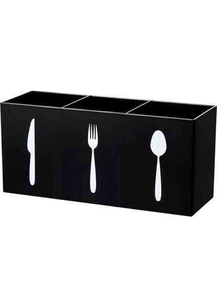 Akrilik Silverware Organizer 3 Mutfak ve Yemek Örü (Yurt Dışından)