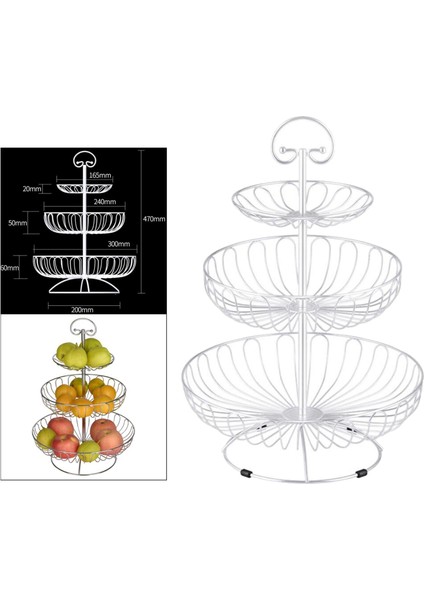 Metal Tel Sepet Kase Rafı Ev Mutfak (Yurt Dışından) fırsatları