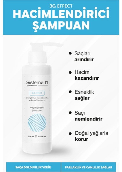 Hacimlendirici Şampuan 250 ml 8684091009252