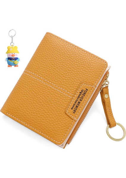 Bayan Cüzdan Kısa Basit Kart Tutucu Para Cüzdanı Öğrenci Clutch Katlanır Cüzdan Moda (Yurt Dışından)