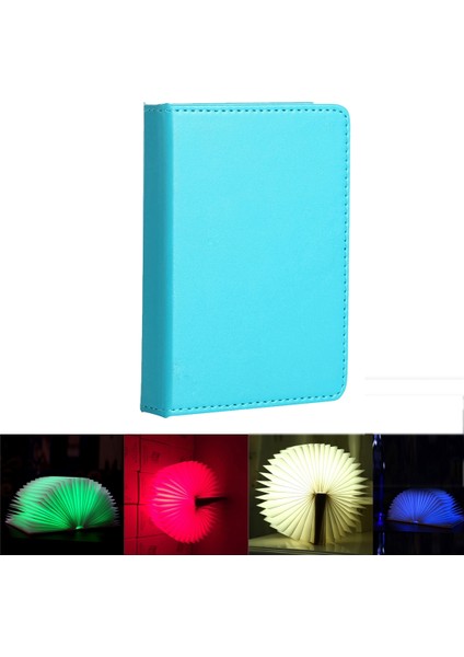 Yaratıcı Taşınabilir USB Şarj Büyük Boy Gece Işığı Mavi (Yurt Dışından)
