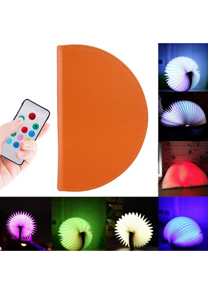 Katlanabilir Sayfalar Renkli Karartma Kitap Şekli LED Açık Kahverengi (Yurt Dışından) modelleri