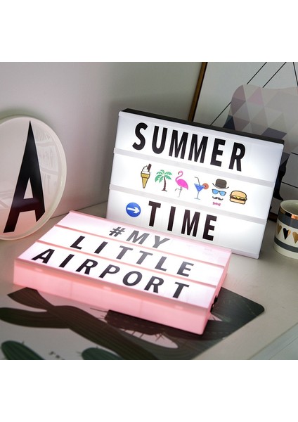 Işık Kutusu Dekorasyonu Gece Lambası Ev Dekorasyonu Pembe (Yurt Dışından) fiyatları