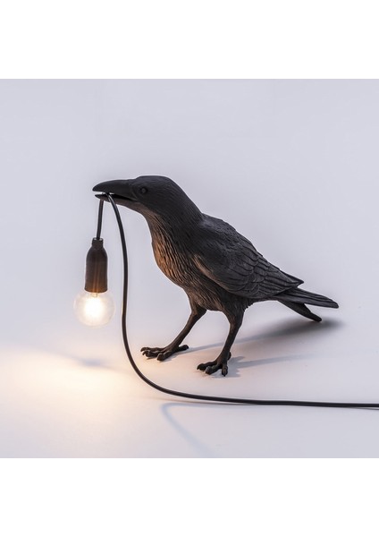 Şanslı Kuş Duvar Lambası Masa Lambası Ayakta Masa Lambası Ingiltere Tak Siyah (Yurt Dışından)