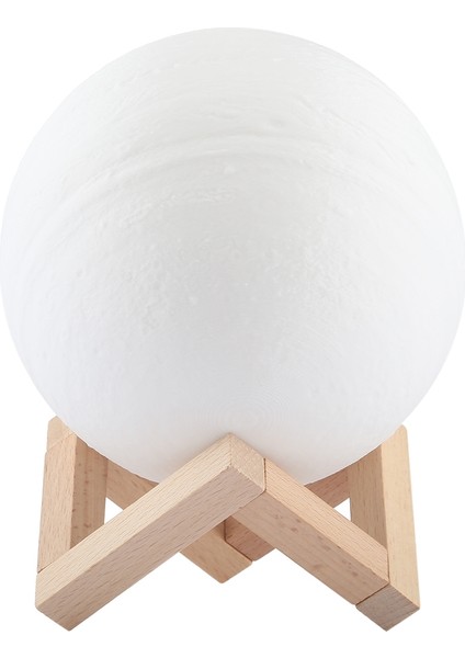 2 Renkli 3D Jüpiter Lamba LED Gece Lambası Çok Renkli (Yurt Dışından)