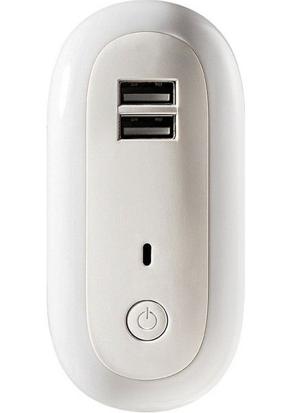 Çift USB Uzaktan Kumanda Zamanlayıcı Karartma Gece Lambası, Cn Plug Çok Renkli (Yurt Dışından)