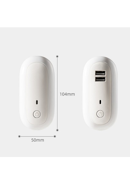 Çift USB Uzaktan Kumanda Zamanlayıcı Karartma Gece Lambası, Cn Plug Çok Renkli (Yurt Dışından)