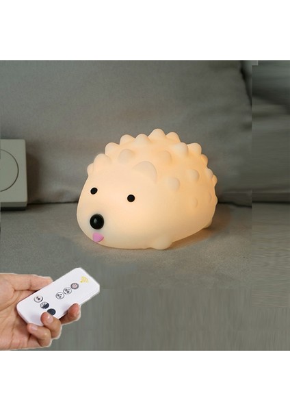 Cute Hedgehog Gece Lambası, Stil: Remote Control Zd-27 Hedgehog Remote Control Çok Renkli (Yurt Dışından)