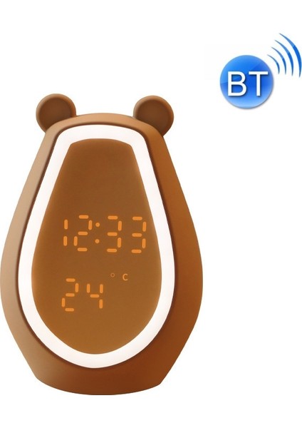 LED Dijital Sessiz Başucu Lambası Çok Renkli (Yurt Dışından)