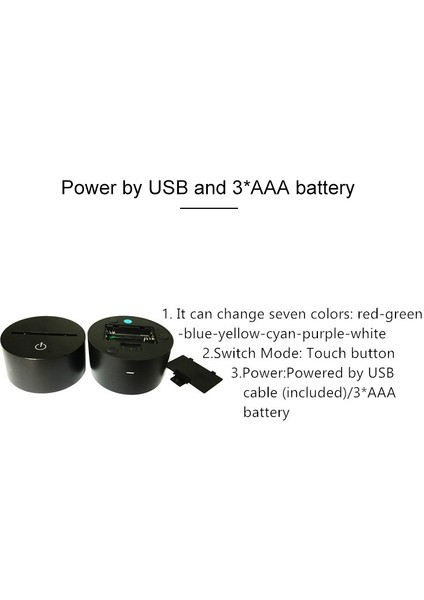 Dalış Gece Lambası, USB ve Çok Renkli (Yurt Dışından) fiyatları