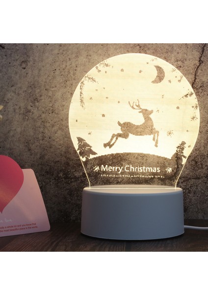 Noel Geyiği 01 Beyaz (Yurt Dışından)